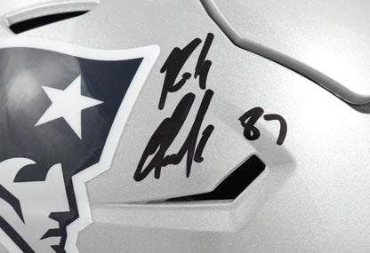Rob Gronkowski Autographed New England Patriots Full Size Speedflex Helmet