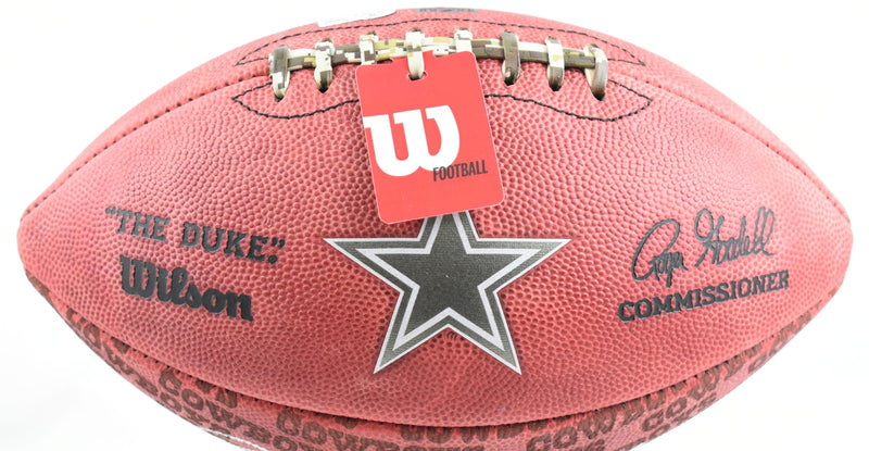 Roger Staubach Signed Dallas Cowboys Wilson Duke Football