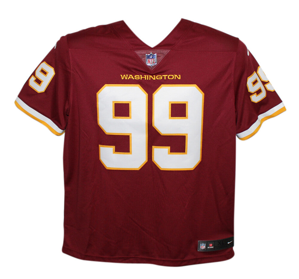 Chase Young Signed Washington Football Team Nike Limited Jersey