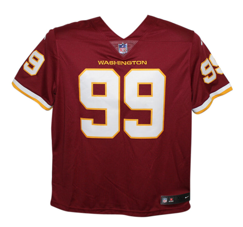 Chase Young Signed Washington Football Team Nike Limited Jersey