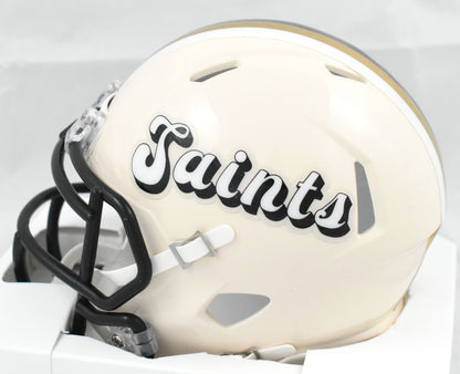 Ricky Williams Signed New Orleans Saints Retro Speed Mini Helmet