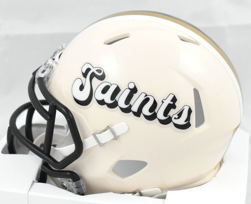 Ricky Williams Signed New Orleans Saints Retro Speed Mini Helmet