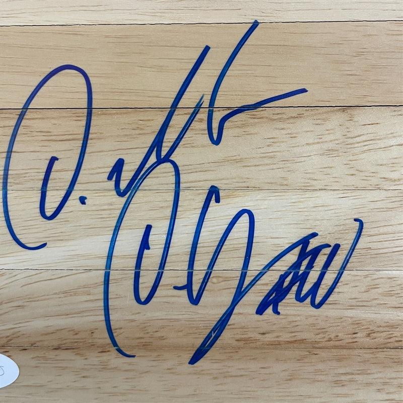 DeMar DeRozan Signed Basketball Floorboard (JSA COA)
