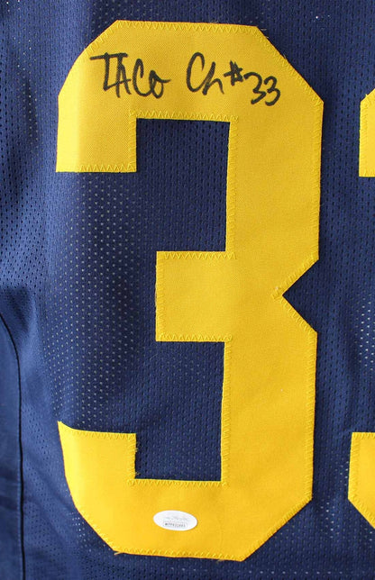 Taco Charlton Signed Michigan Wolverines Custom Jersey (JSA)