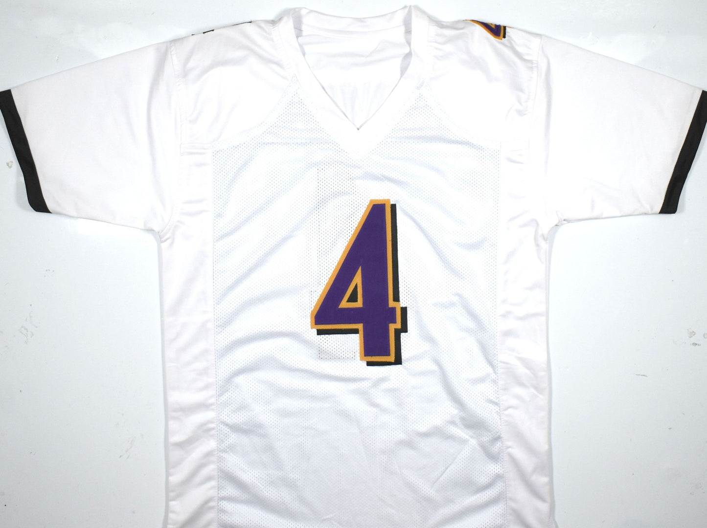 Zay Flowers Autographed Baltimore Ravens White Custom Jersey
