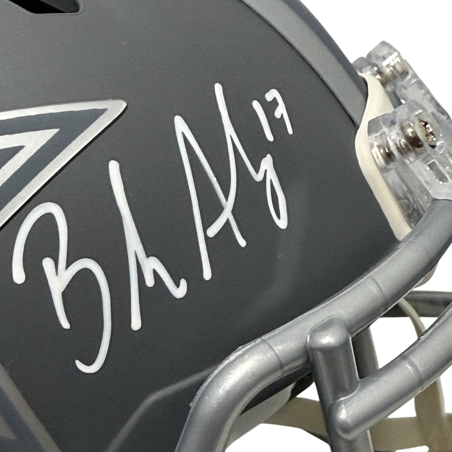 Brandon Aubrey Dallas Cowboys Signed Slate Mini Helmet (Beckett COA)