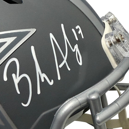 Brandon Aubrey Dallas Cowboys Signed Slate Mini Helmet (Beckett COA)