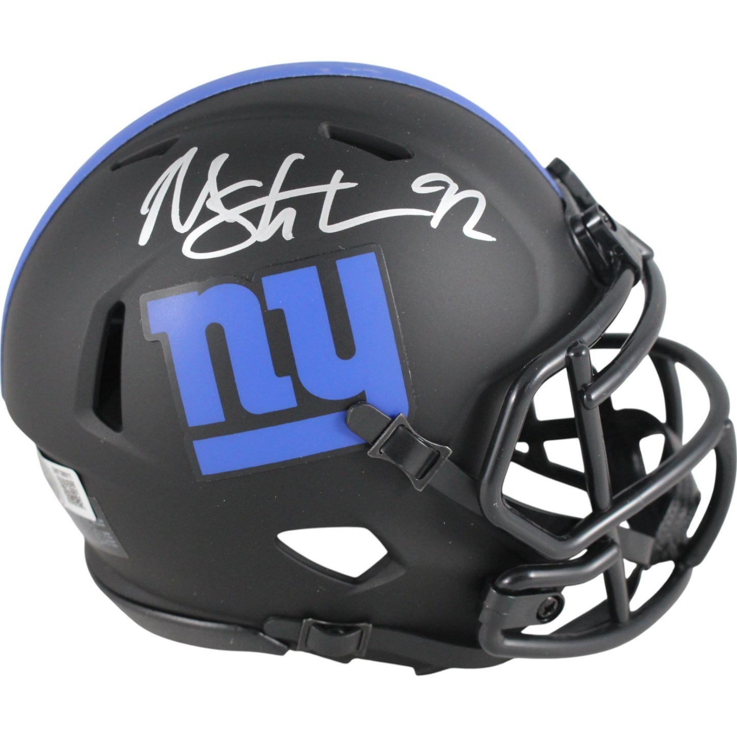 Michael Strahan New York Giants Autographed Eclipse Mini Helmet
