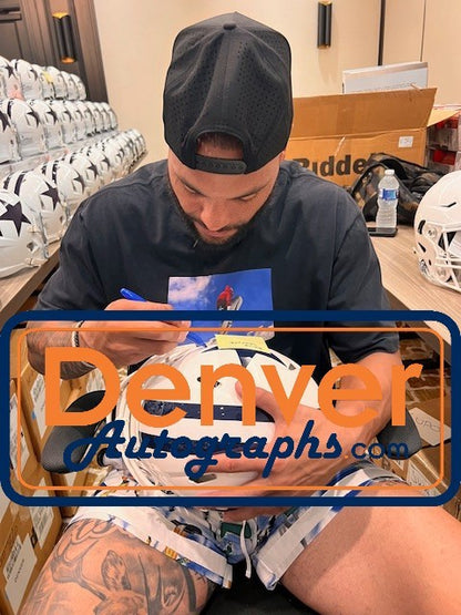 Dak Prescott Signed Dallas Cowboys Authentic Throwback Full Size Helmet
