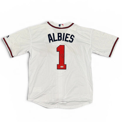 Ozzie Albies Autographed Atlanta Braves Custom Replica Jersey