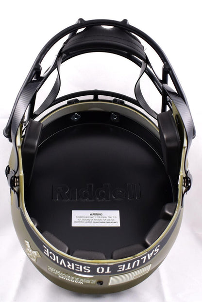 George Pickens Signed Pittsburgh Steelers Salute to Service Full Size Helmet