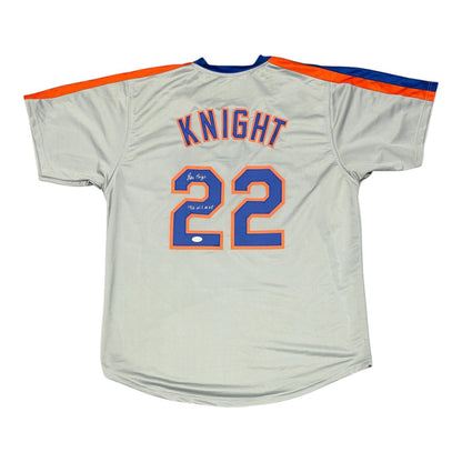 Ray Knight Autographed New York Mets Custom Jersey