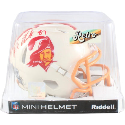 Rob Gronkowski Signed New England Patriots Throwback Mini Helmet