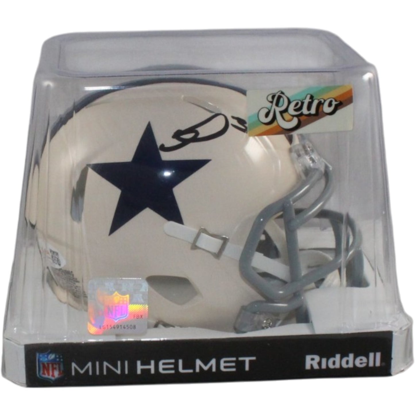 George Pickens Signed Dallas Cowboys Retro Mini Helmet - JSA