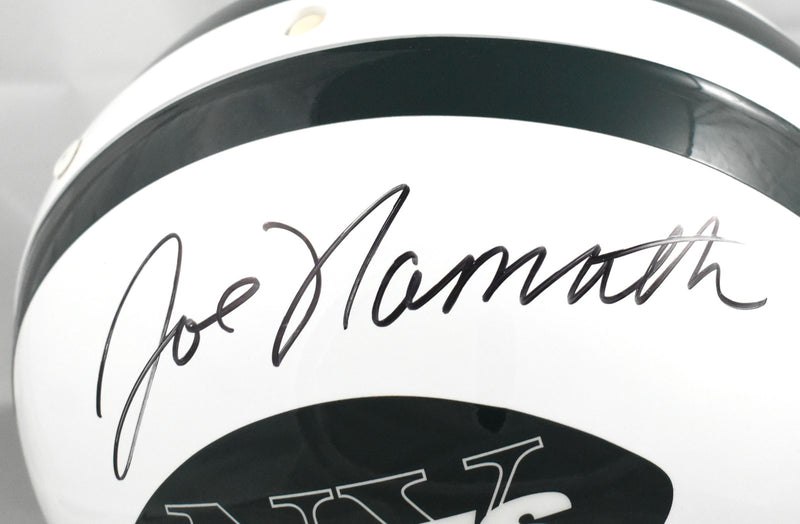 Joe Namath Signed New York Jets Full Size Authentic Helmet