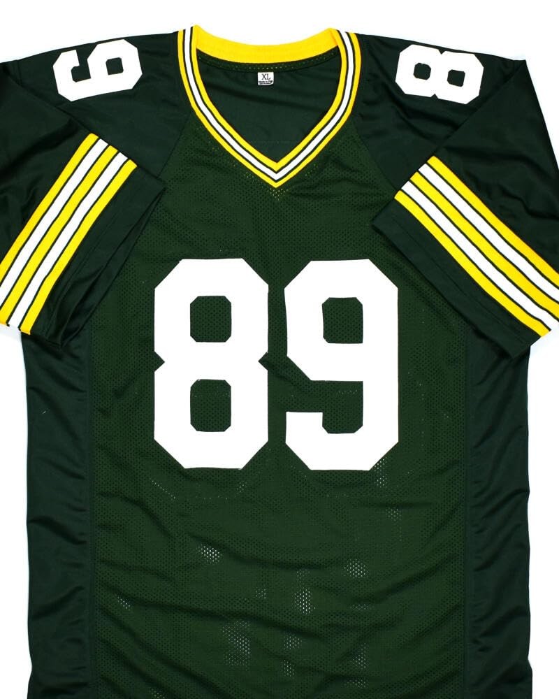 Mark Chmura Signed Green Bay Packers Custom Jersey - SB Champs Inscribed