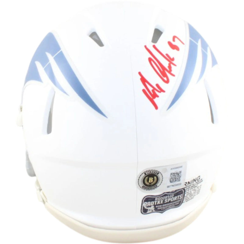 Rob Gronkowski Signed New England Patriots Rivalries Mini Helmet