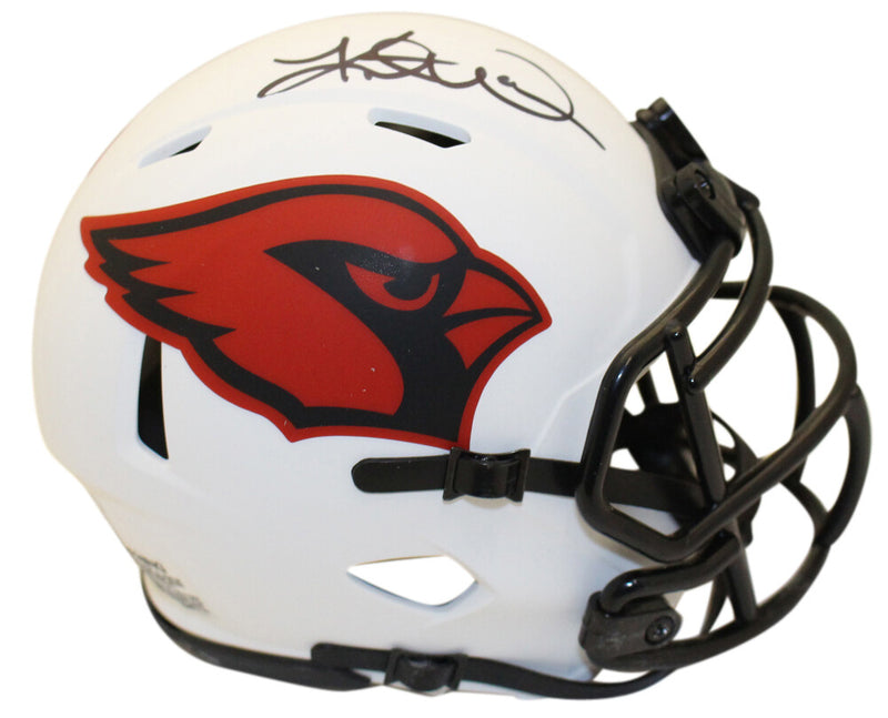 Kurt Warner Arizona Cardinals Autographed Lunar Mini Helmet Beckett
