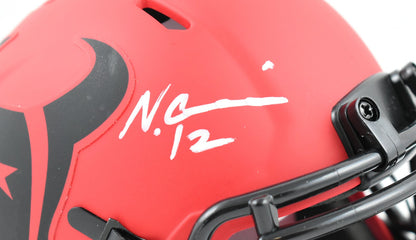 Nico Collins Autographed Houston Texans Rave Speed Mini Helmet