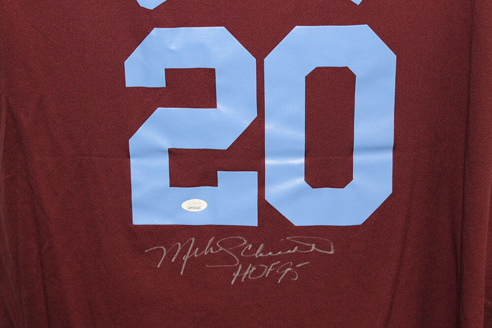 Mike Schmidt Philadelphia Phillies Signed Red Cooperstown Jersey HOF