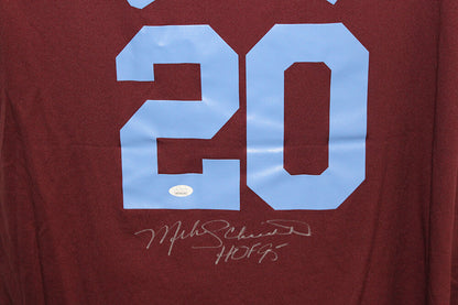 Mike Schmidt Philadelphia Phillies Signed Red Cooperstown Jersey HOF