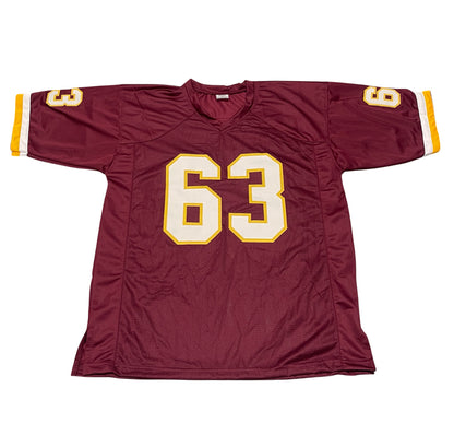 Tyler Biadasz Signed Washington Custom Jersey (Beckett BAS COA)