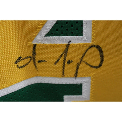Shawn Kemp Signed Pro Style Custom Green Basketball Jersey (BAS)