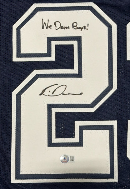 Rico Dowdle Signed Dallas Cowboys Custom Jersey Inscribed "We Dem Boyz!"