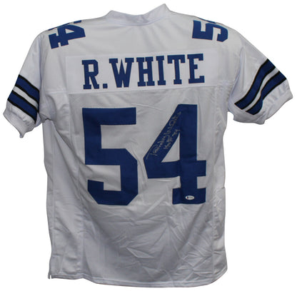 Randy White Signed Dallas Cowboys Custom Jersey HOF Inscription BAS