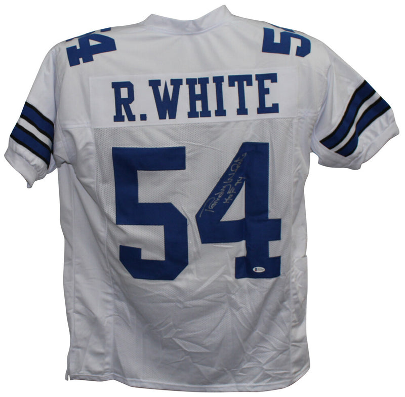 Randy White Signed Dallas Cowboys Custom Jersey HOF Inscription BAS