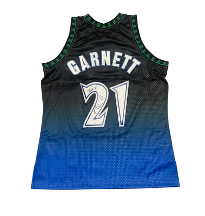 Kevin Garnett Signed Timberwolves M&N Swingman Jersey HOF 2020 PSA