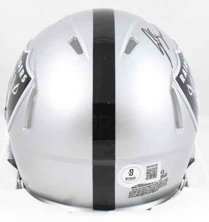 Geno Smith Signed Las Vegas Raiders Speed Mini Helmet