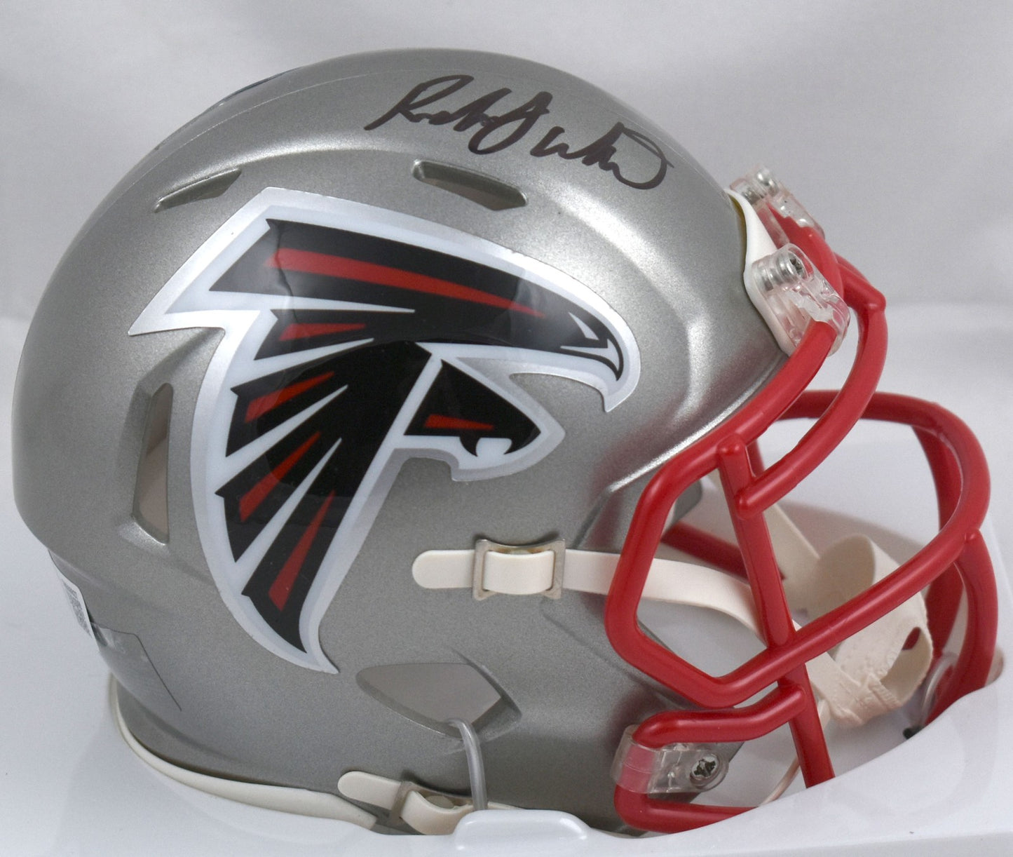 Roddy White Signed Atlanta Falcons Flash Speed Mini Helmet