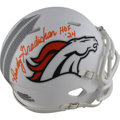 Randy Gradishar Denver Broncos Signed 2024 Alternate Mini Helmet HOF