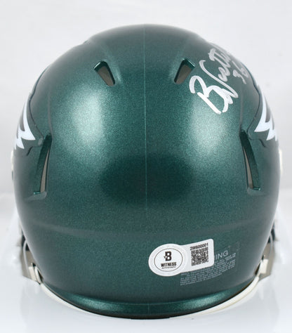 Brian Westbrook Autographed Philadelphia Eagles Speed Mini Helmet