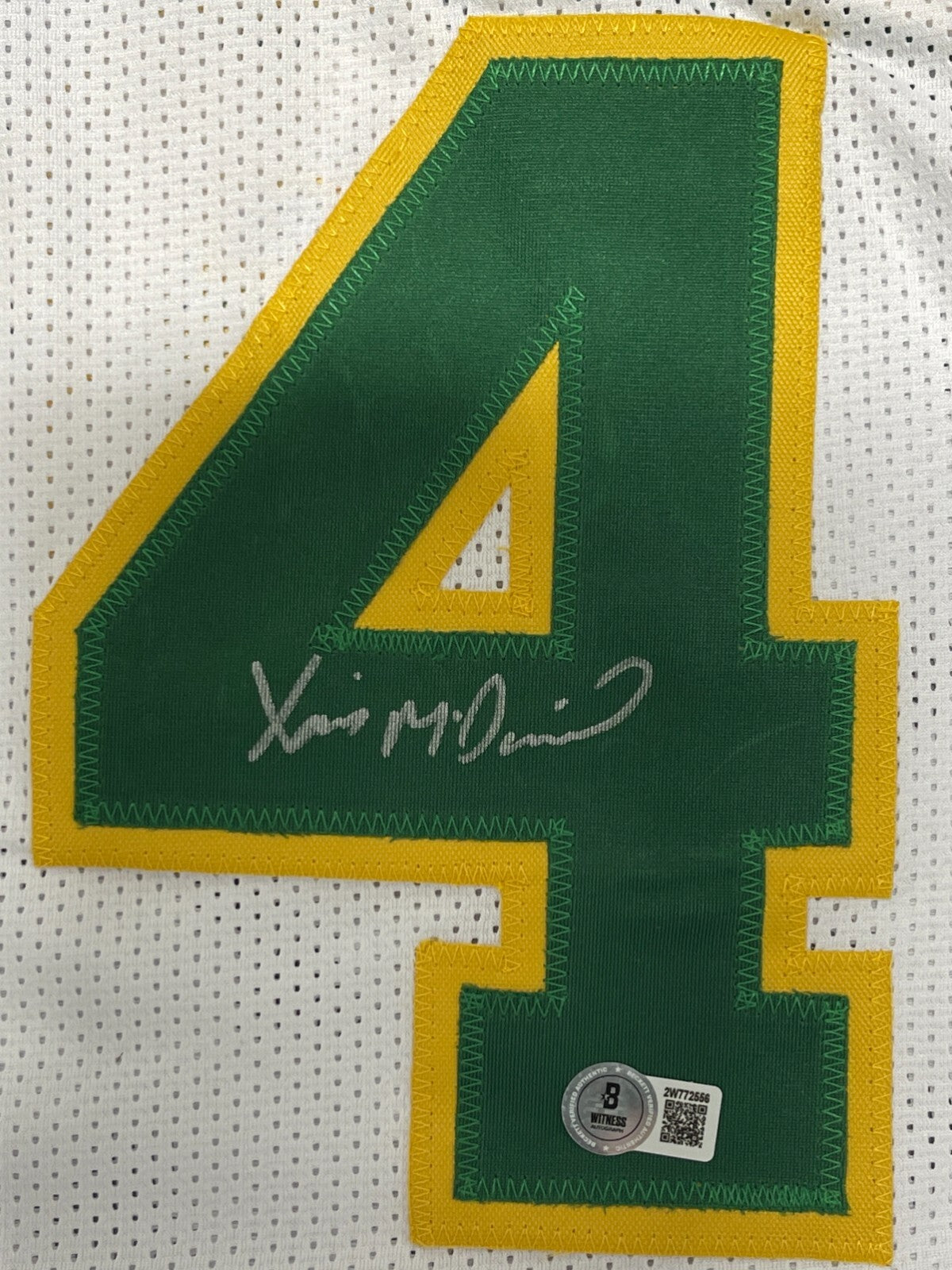 Xavier McDaniel Autographed Seattle SuperSonics Custom Jersey