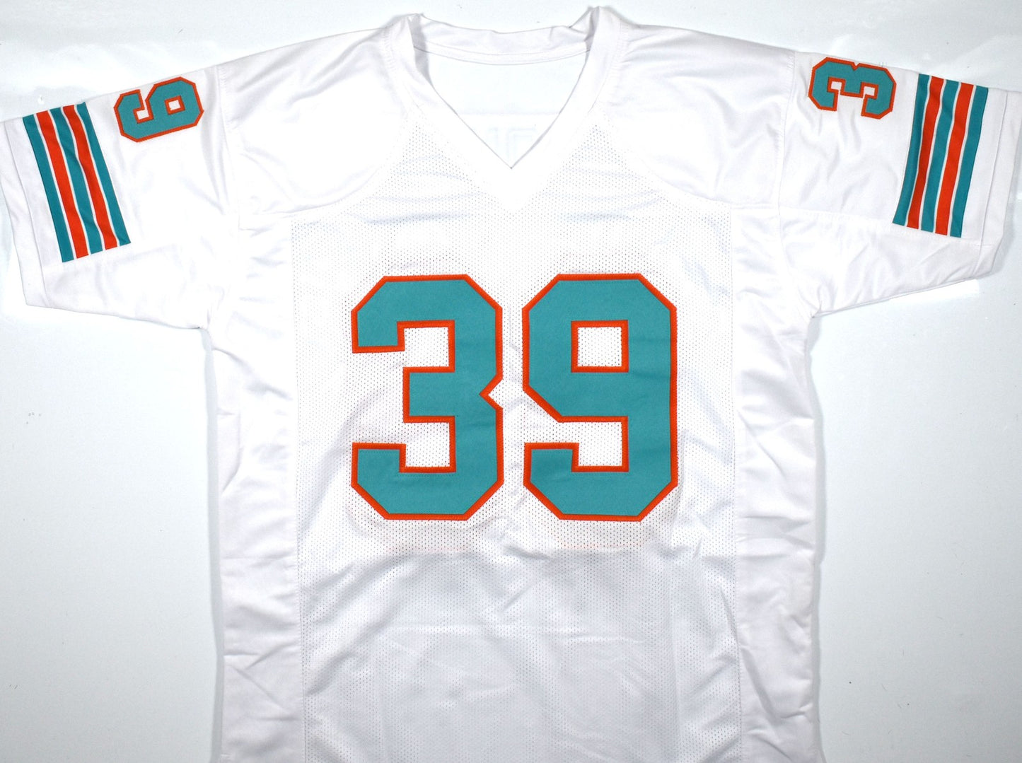 Larry Csonka Autographed Miami Dolphins Custom White Jersey