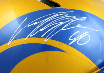 Von Miller Signed Los Angeles Rams Flash Speed Authentic Helmet