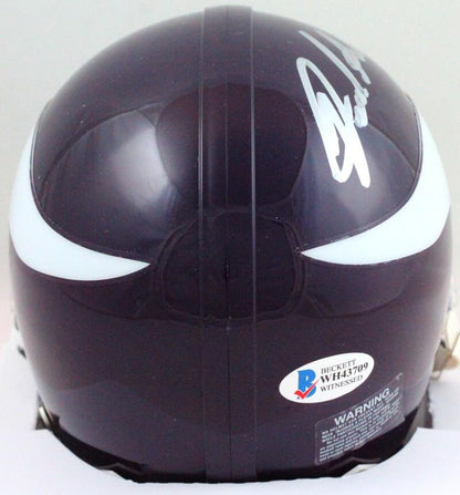 Jared Allen Signed Minnesota Vikings 1961-1979 Throwback Mini Helmet