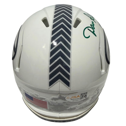 Dave Robinson Signed Green Bay Packers 2024 Salute to Service Mini Helmet