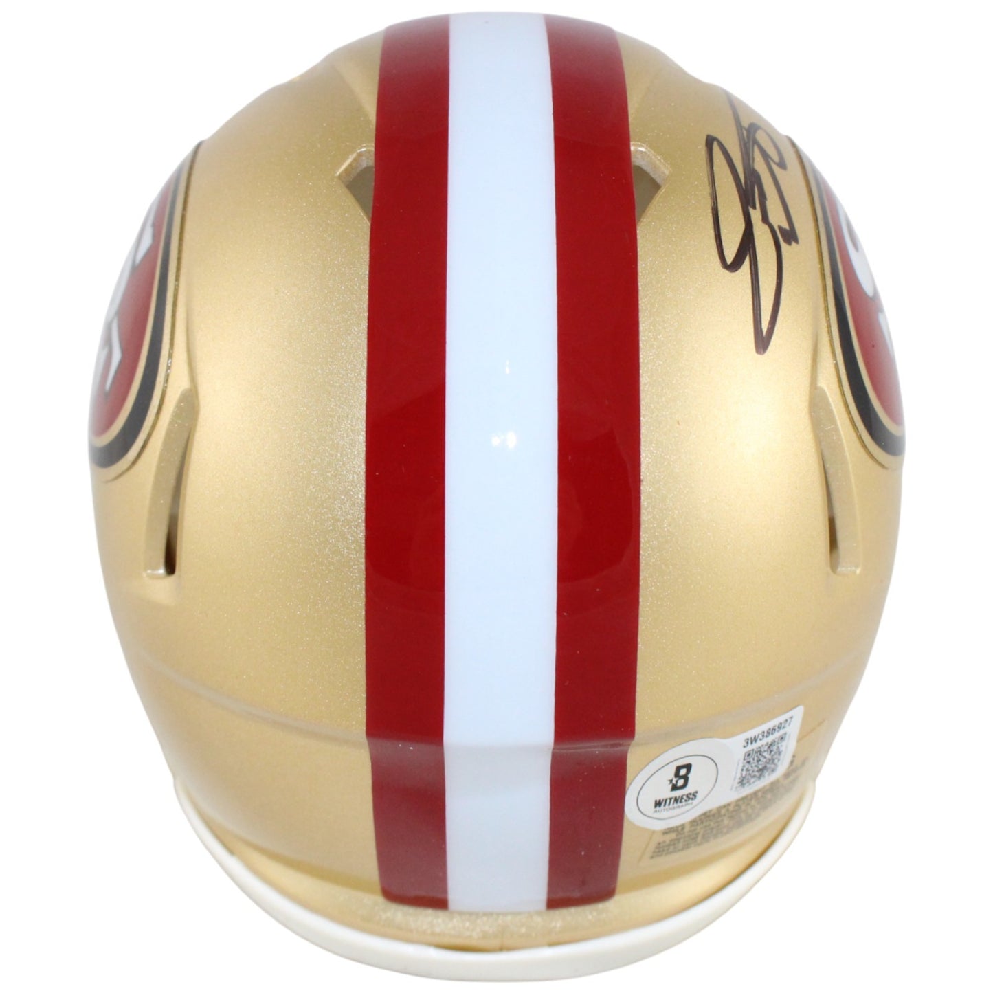Dee Winters San Francisco 49ers Autographed Mini Helmet Beckett Witnessed