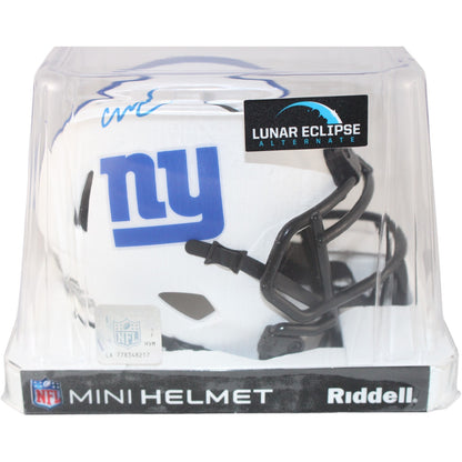 Abdul Carter Autographed New York Giants Lunar Mini Helmet