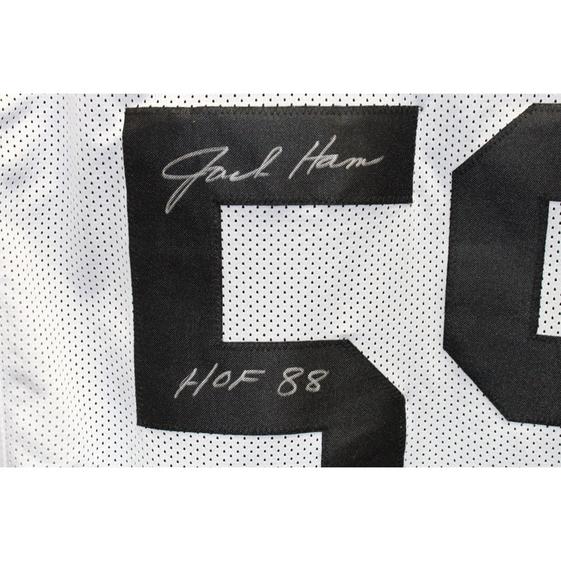 Jack Ham Signed Pittsburgh Steelers White Pro Style Football Jersey