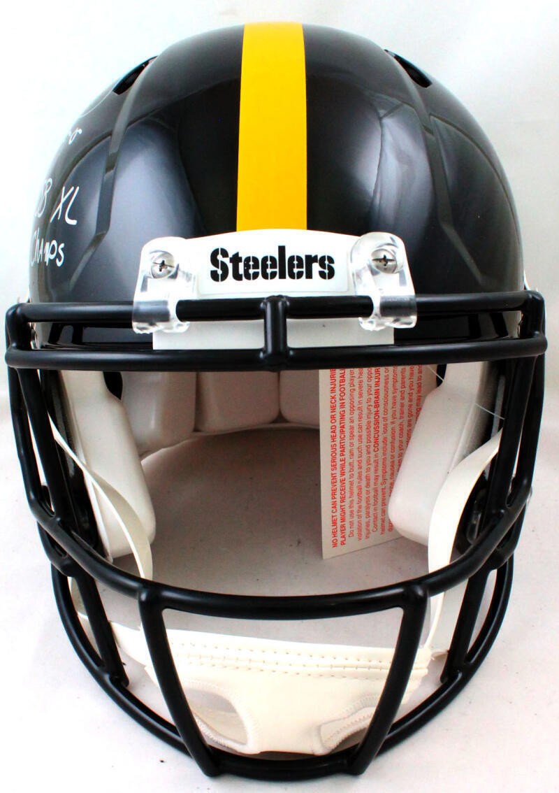 Jerome Bettis Signed Pittsburgh Steelers Full Size Speed Authentic Helmet