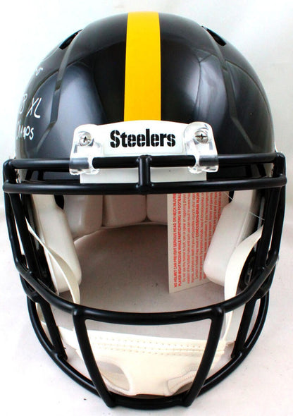 Jerome Bettis Signed Pittsburgh Steelers Full Size Speed Authentic Helmet