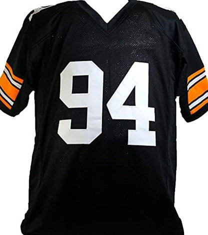 AJ Epenesa Autographed Iowa Hawkeyes Custom Black Jersey