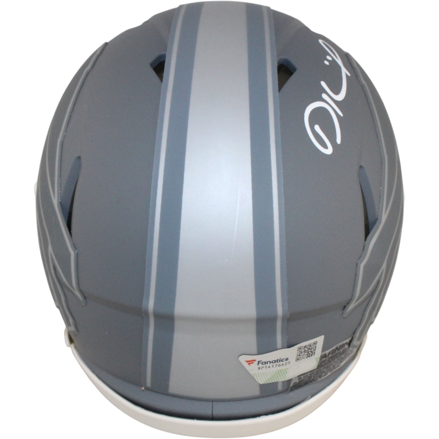 Dalton Kincaid Buffalo Bills Slate Autographed Mini Helmet