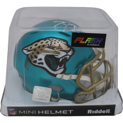 Trevor Lawrence Jacksonville Jaguars Autographed Flash Mini Helmet