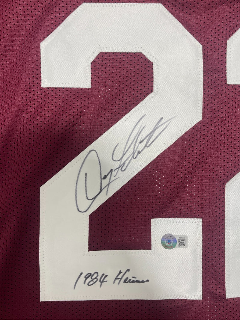 Doug Flutie Signed Boston College Custom Jersey (Heisman Inscription)