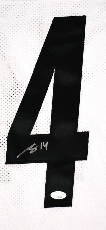 George Pickens Signed Pittsburgh Steelers White Custom Jersey